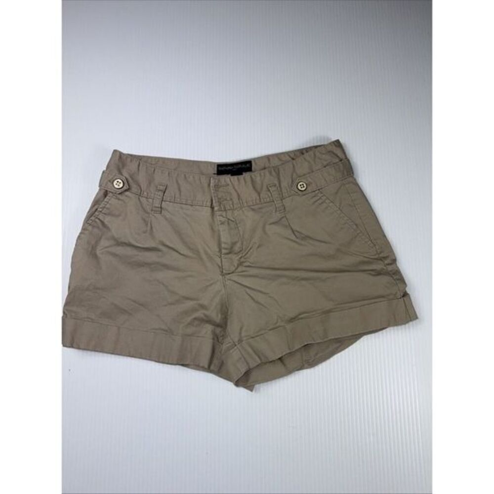 Banana Republic Beige Cotton Chino Shorts Classic Summer Casual Size 6